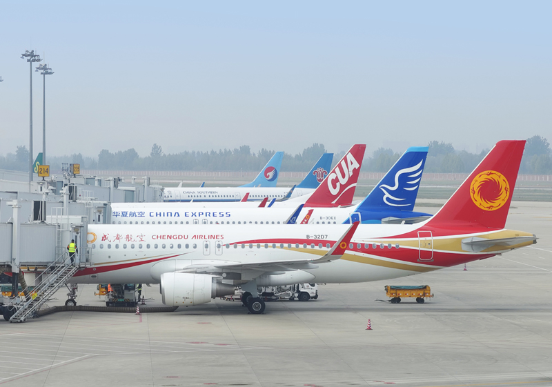 石家莊正定國際機場航班靠橋率95.27%，居千萬級機場前列。.jpg